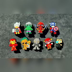 Super Hero Croc Charms Bundle